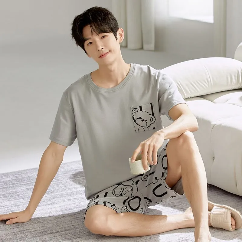XISHE Men Pajama Sets-3