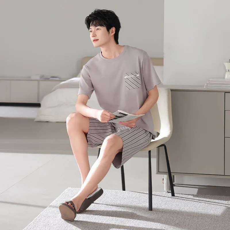 XISHE Men Pajama Sets-9