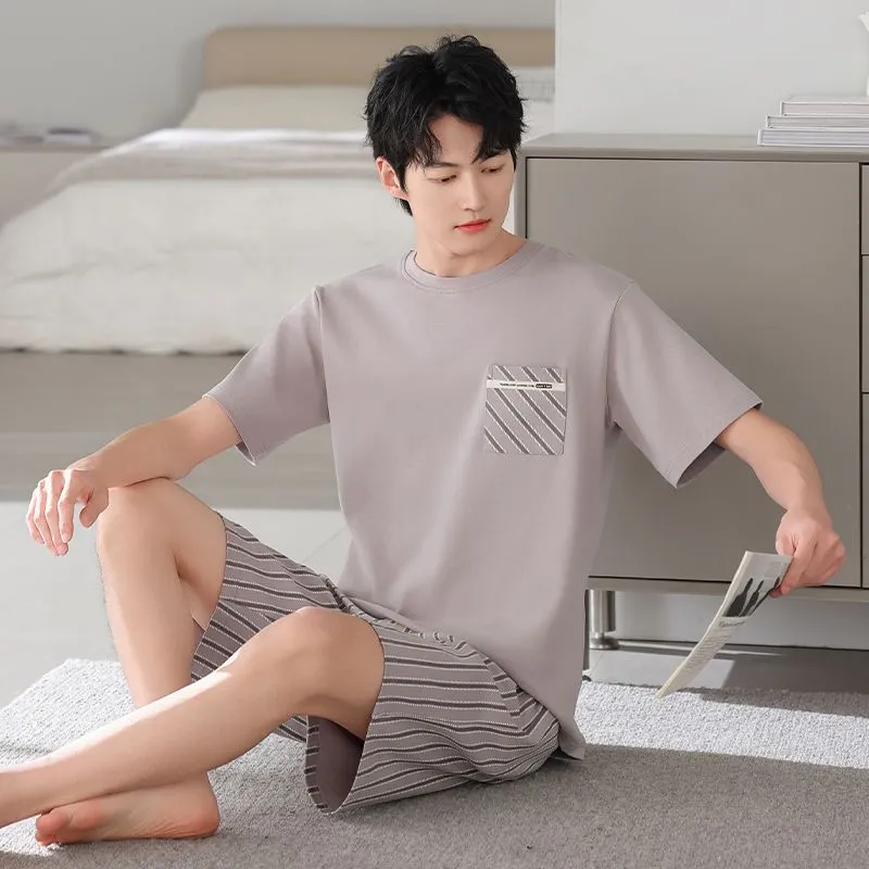 XISHE Men Pajama Sets-7