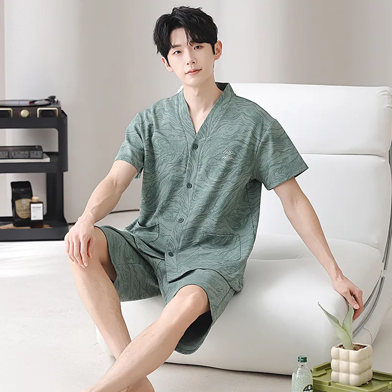 XISHE Men Pajama Sets-3