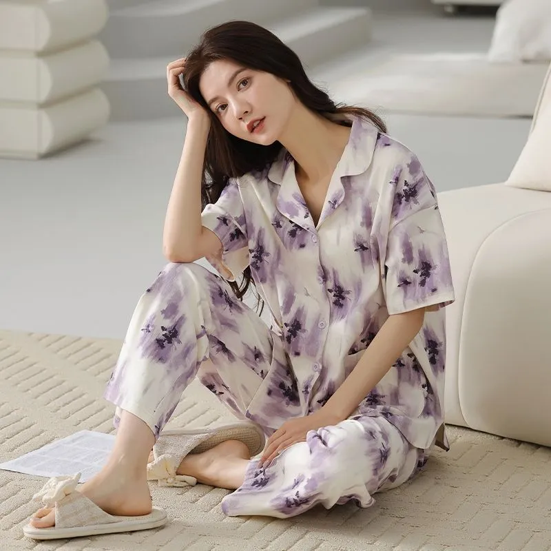 XISHE Pajama Set Women's Multicolor-4