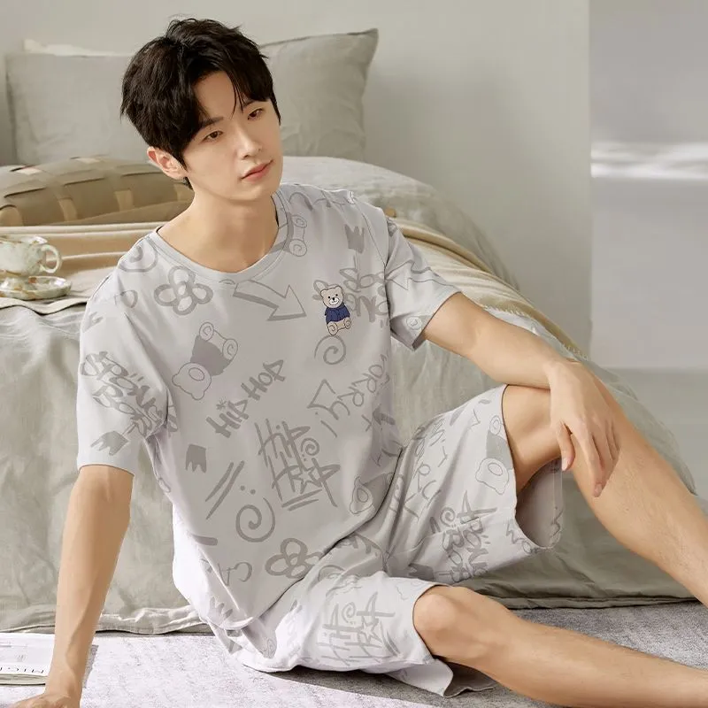 XISHE Men Pajama Sets-2