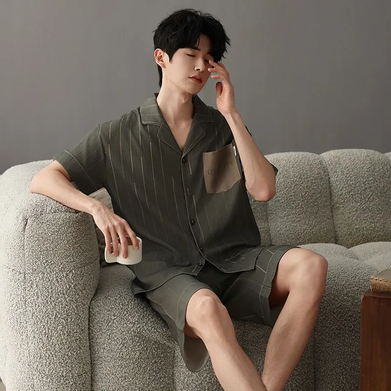 XISHE Men Pajama Sets-2