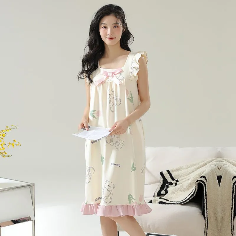 XISHE Women's Nightgowns-4