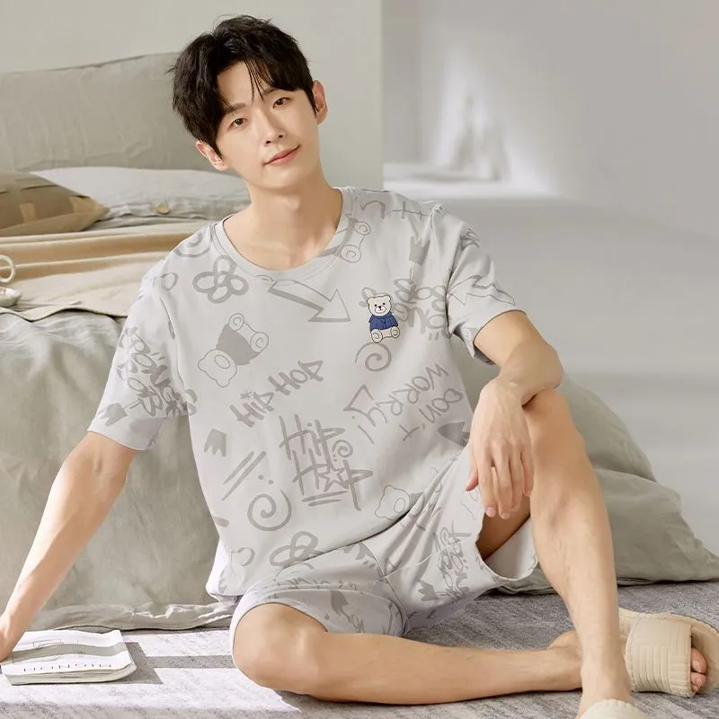 XISHE Men Pajama Sets-3