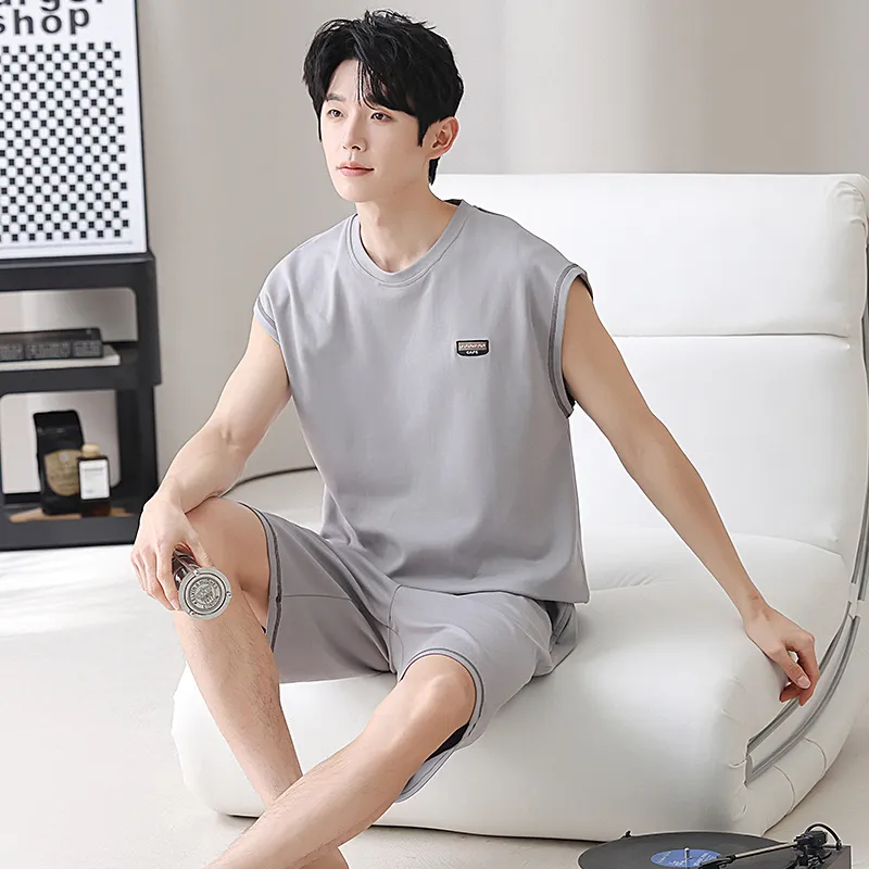 XISHE Men Pajama Sets-5