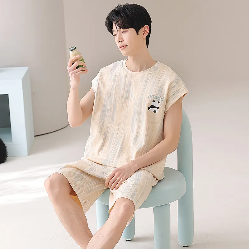 XISHE Men Pajama Sets-5