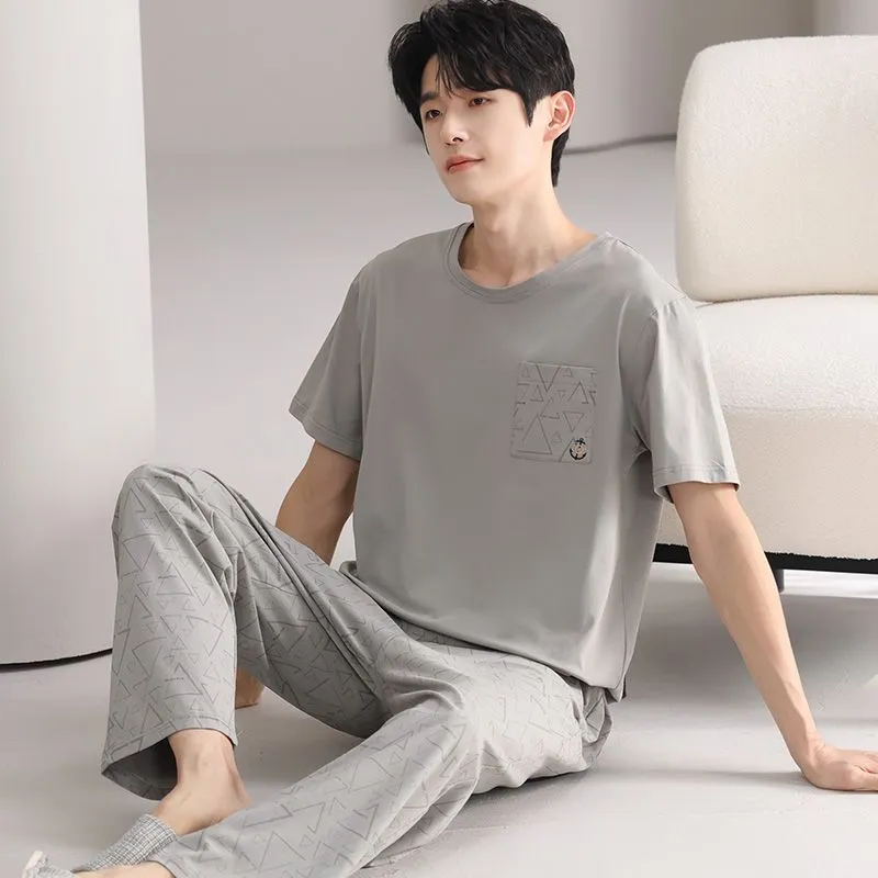 XISHE Pajama Set Men's Standard Color-2