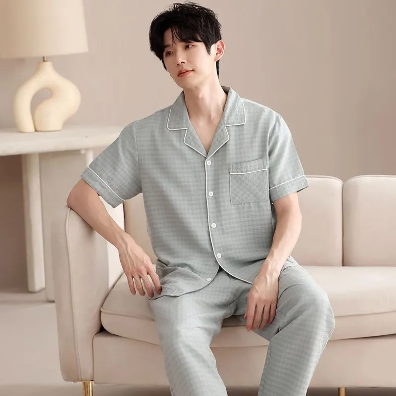 XISHE Men Pajama Sets-2