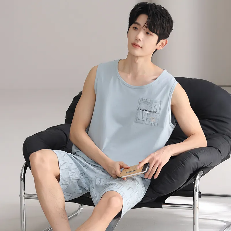 XISHE Men Pajama Sets-4