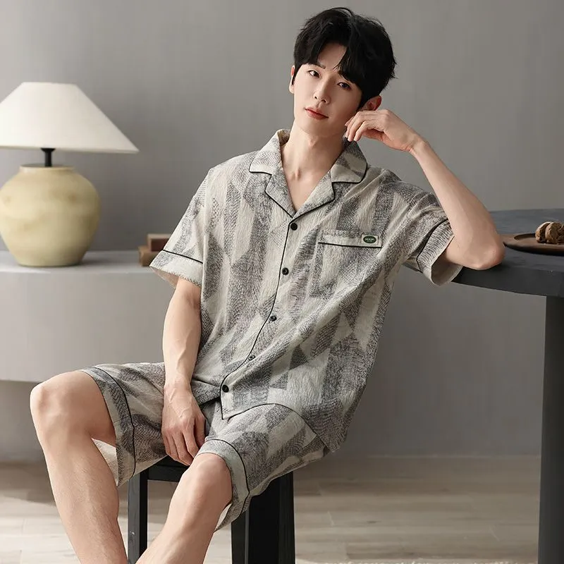 XISHE Men Pajama Sets-3