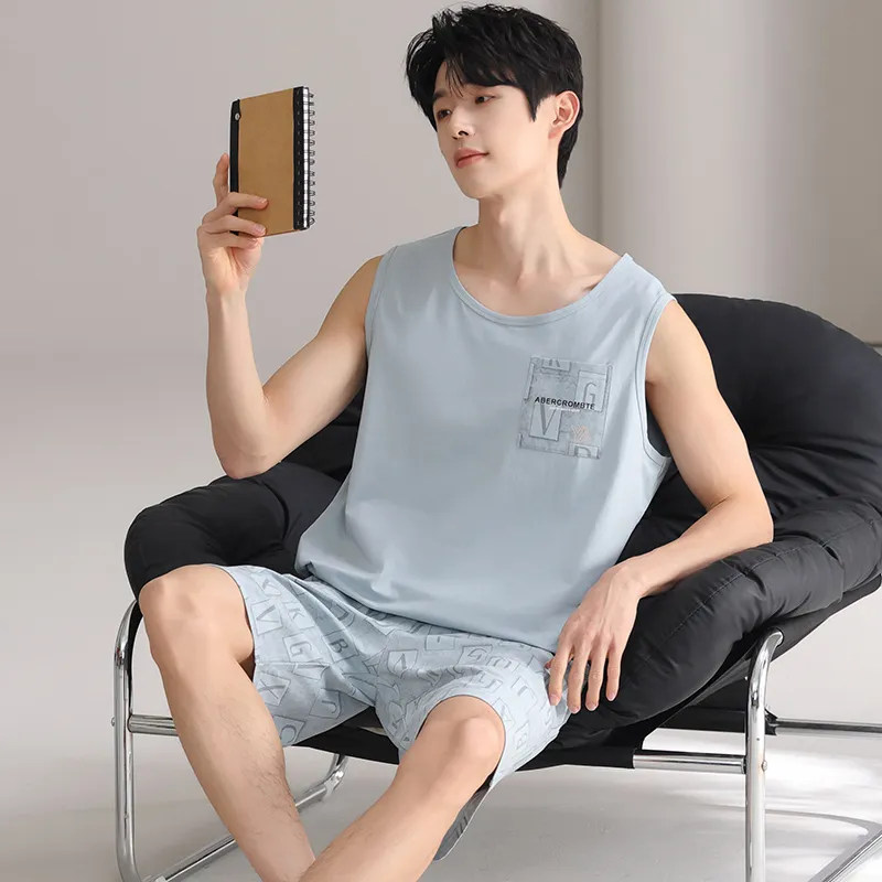 XISHE Men Pajama Sets-5
