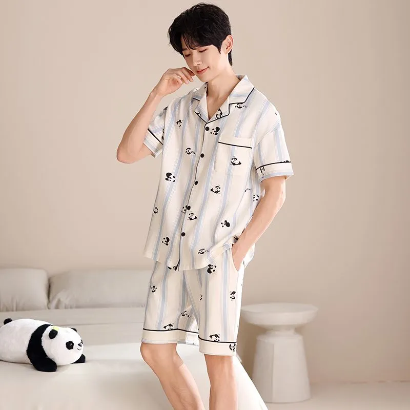 XISHE Pajama Set Men's Standard Color-4