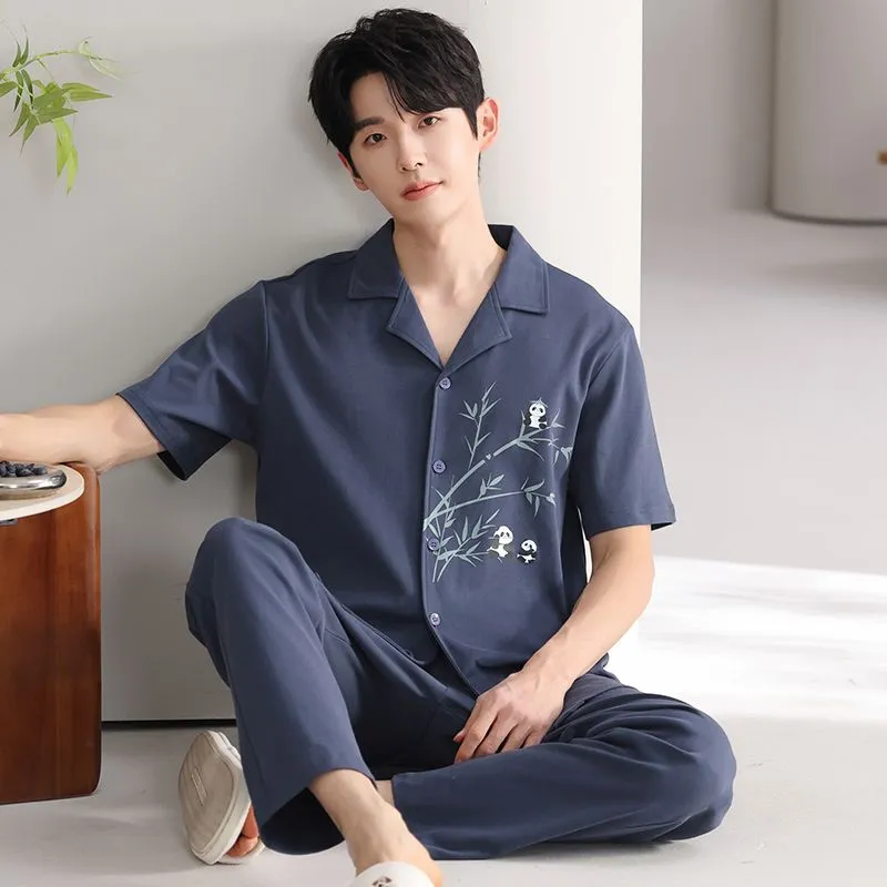 XISHE Pajama Set Men's Standard Color-2