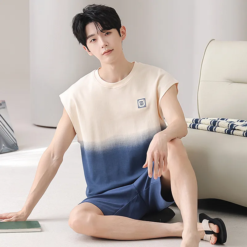 XISHE Men Pajama Sets-4