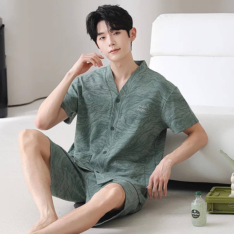XISHE Men Pajama Sets-2
