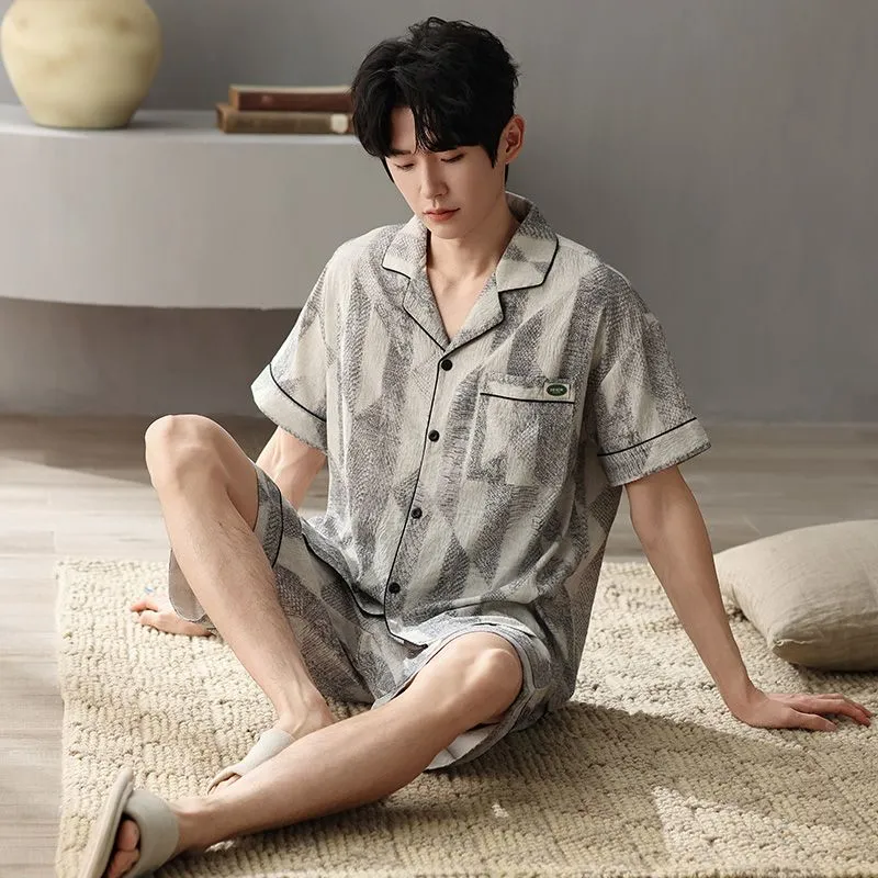 XISHE Men Pajama Sets-2