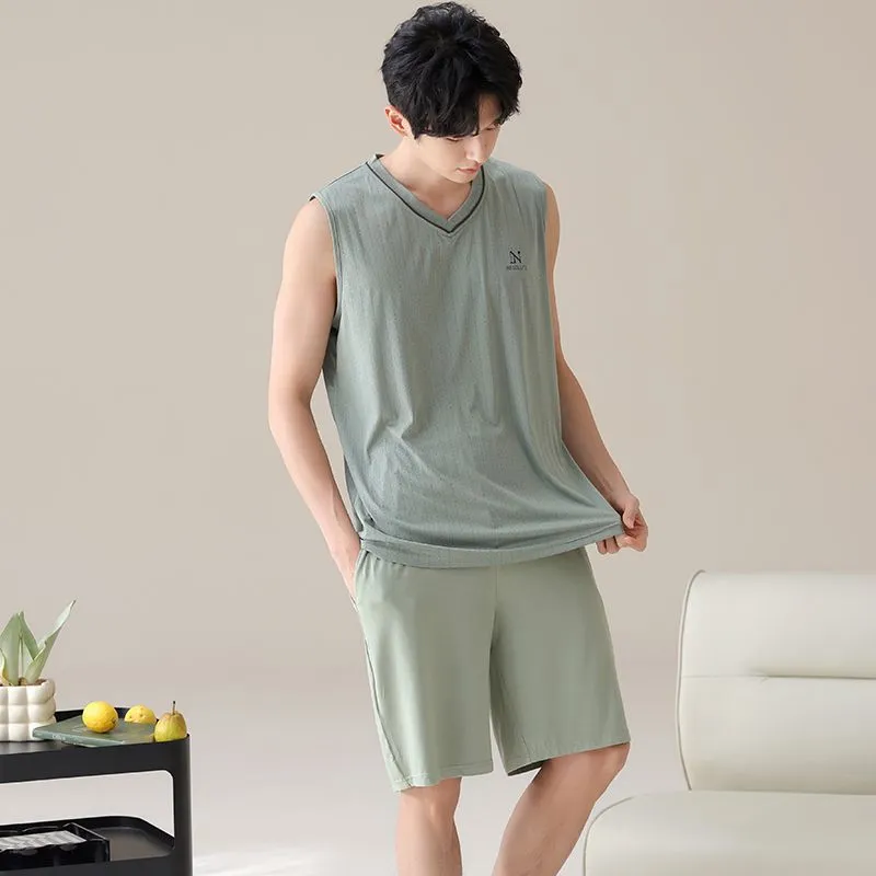 XISHE Men Pajama Sets-4