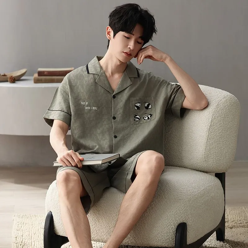 XISHE Men Pajama Sets-3