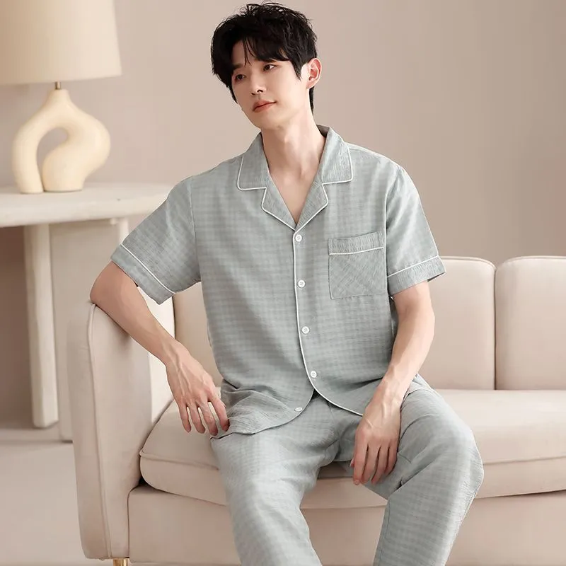 XISHE Men Pajama Sets-3