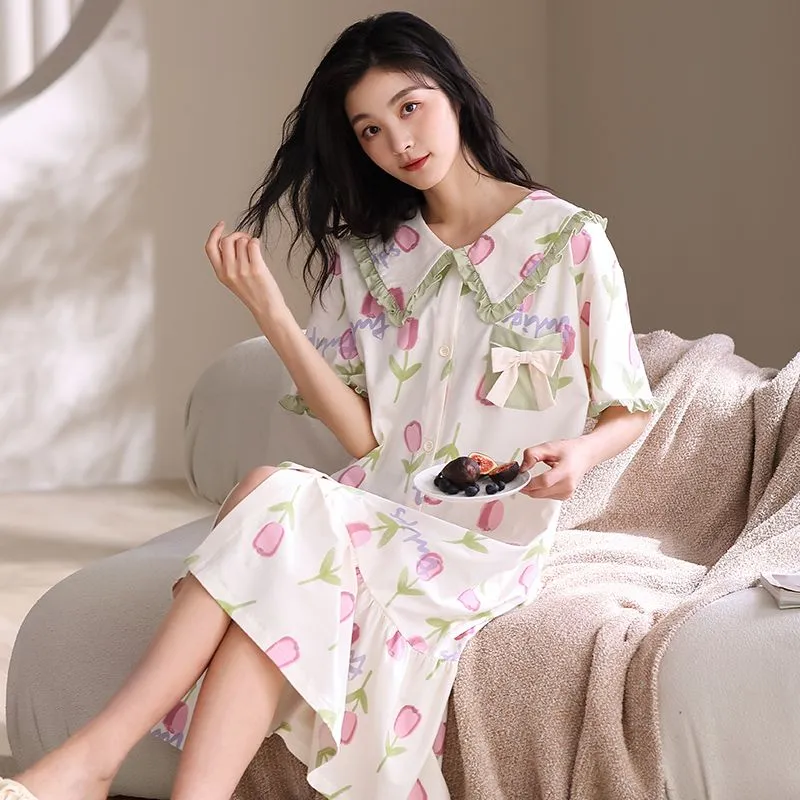 XISHE Women's Nightgowns-4