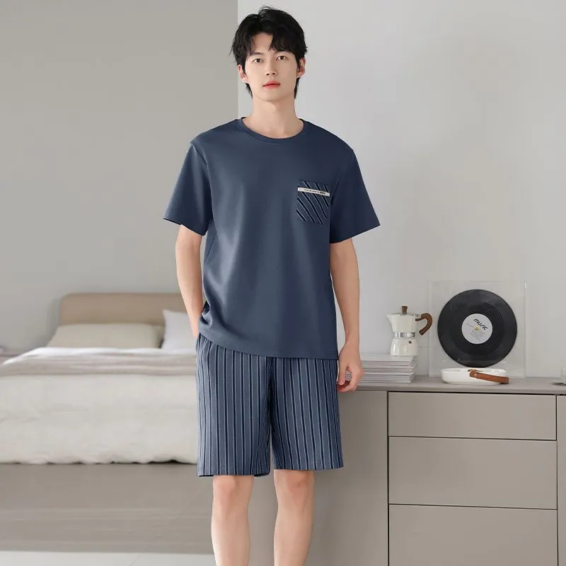 XISHE Men Pajama Sets-4
