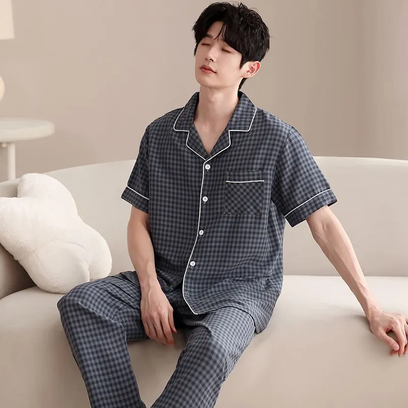 XISHE Men Pajama Sets-3