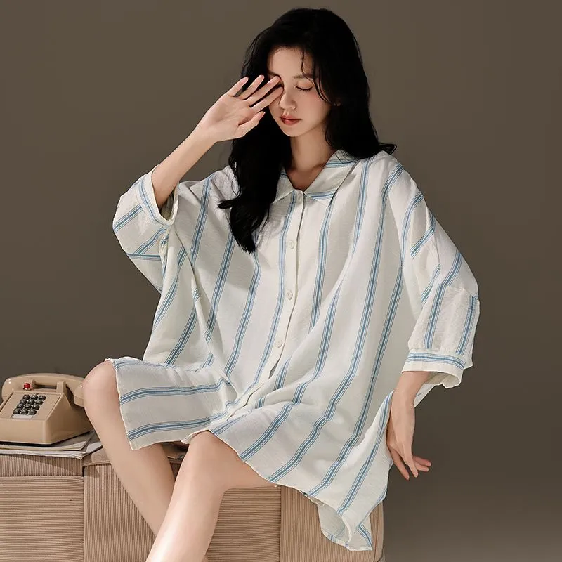 XISHE Pajama Set Women's Milk White-4