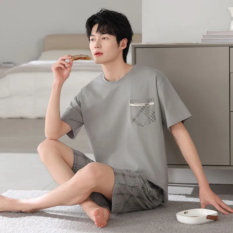 XISHE Men Pajama Sets-12