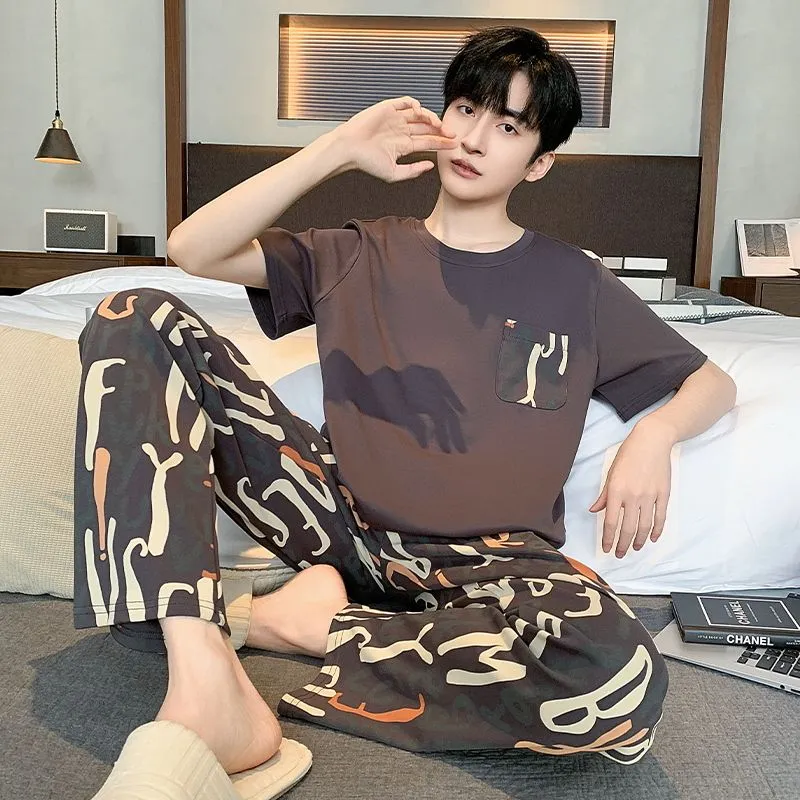 XISHE Pajama Set Men's Standard Color-2