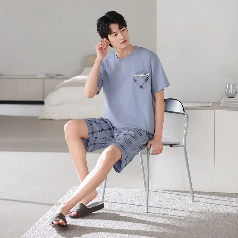 XISHE Men Pajama Sets-8