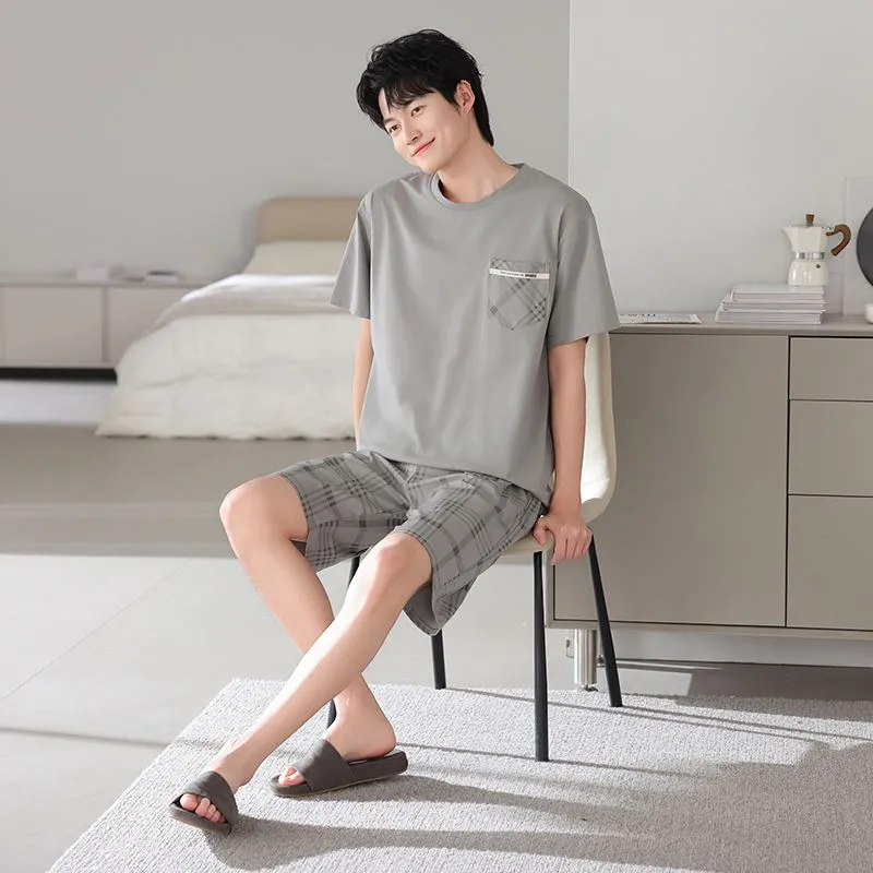 XISHE Men Pajama Sets-13