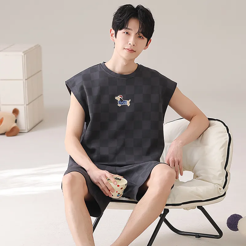 XISHE Men Pajama Sets-4