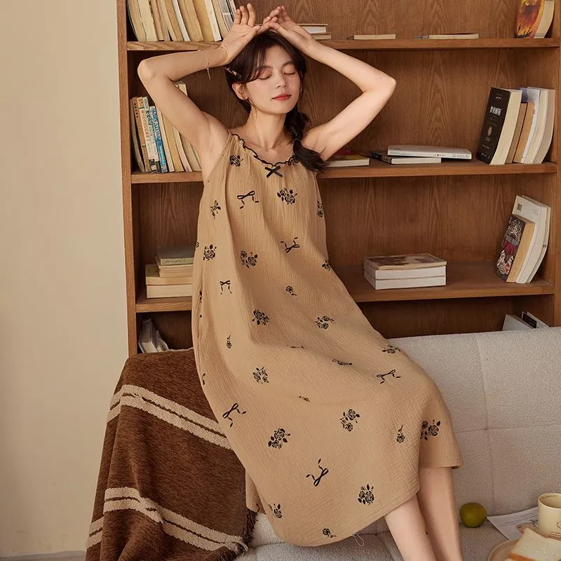 XISHE Women's Nightgowns-4