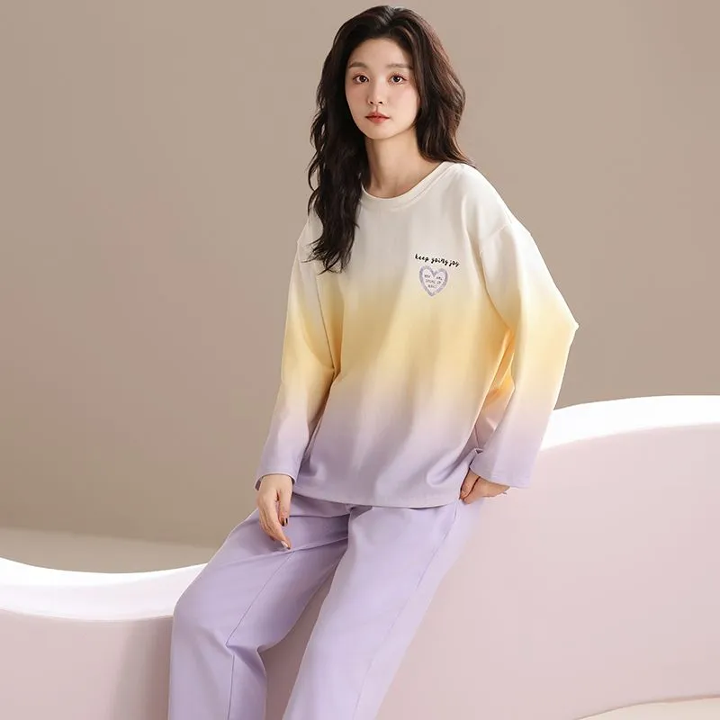 XISHE Pajama Set Women's Light Purple-3