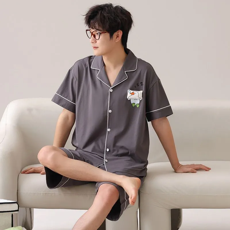 XISHE Men Pajama Sets-3