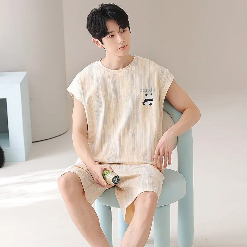 XISHE Men Pajama Sets-4