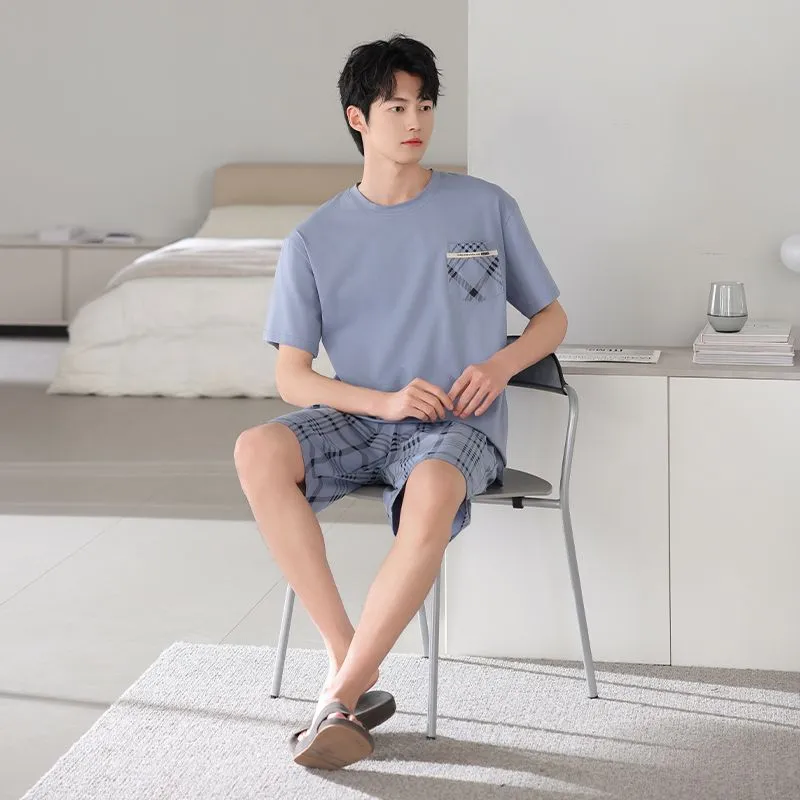 XISHE Men Pajama Sets-9