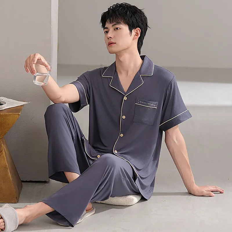 XISHE Pajama Set Men's Standard Color-4