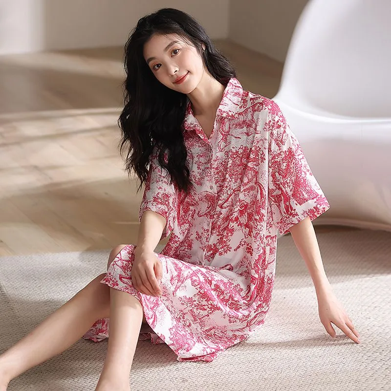 XISHE Women's Nightgowns-4