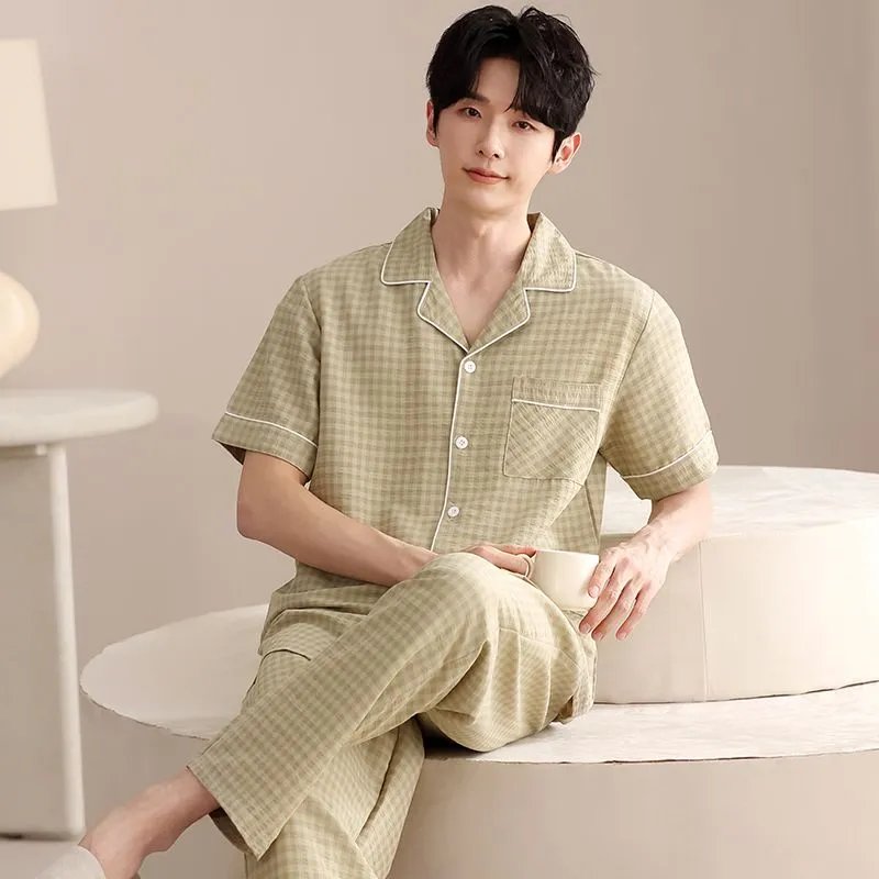 XISHE Men Pajama Sets-3