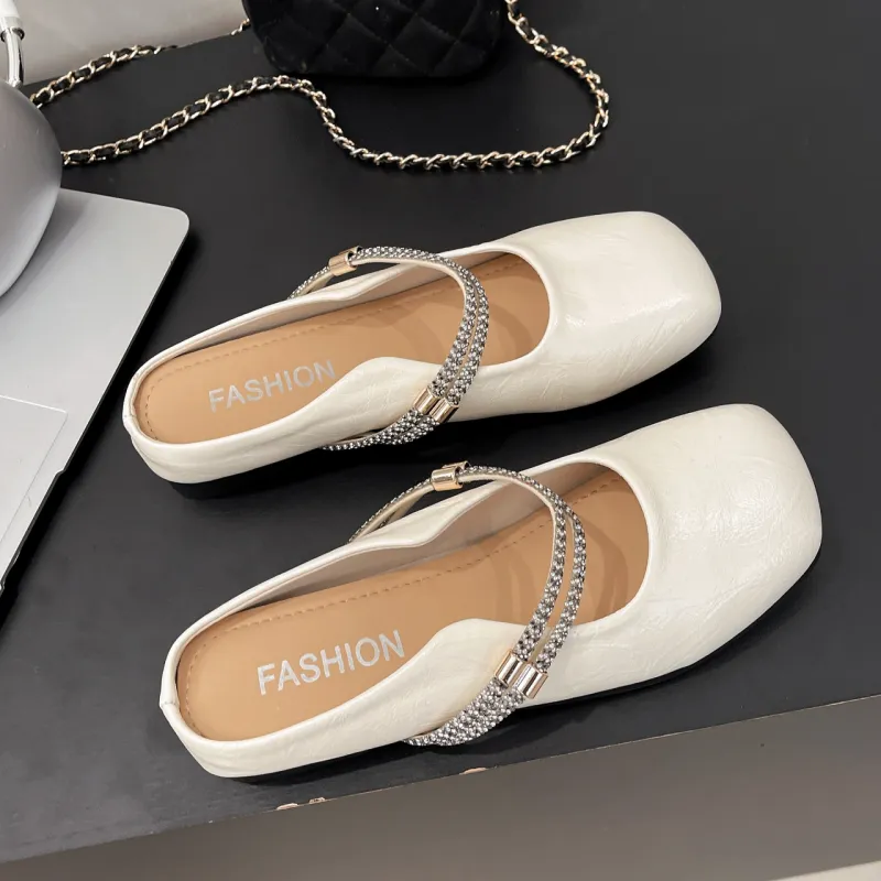 Alxnan Closed Toe Slippers Women's-4