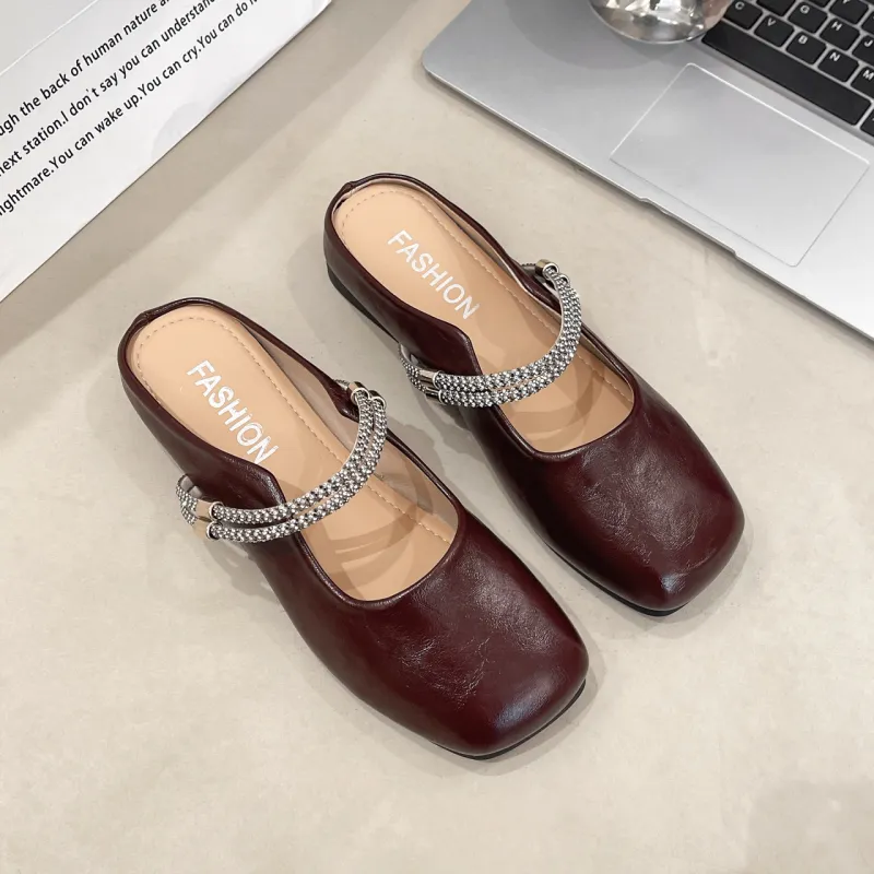 Alxnan Closed Toe Slippers Women's-23
