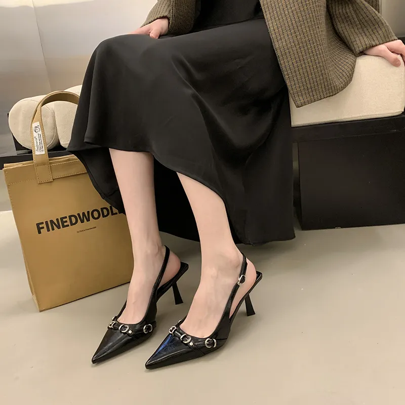 Alxnan Slim Heel High Heels Women's-13