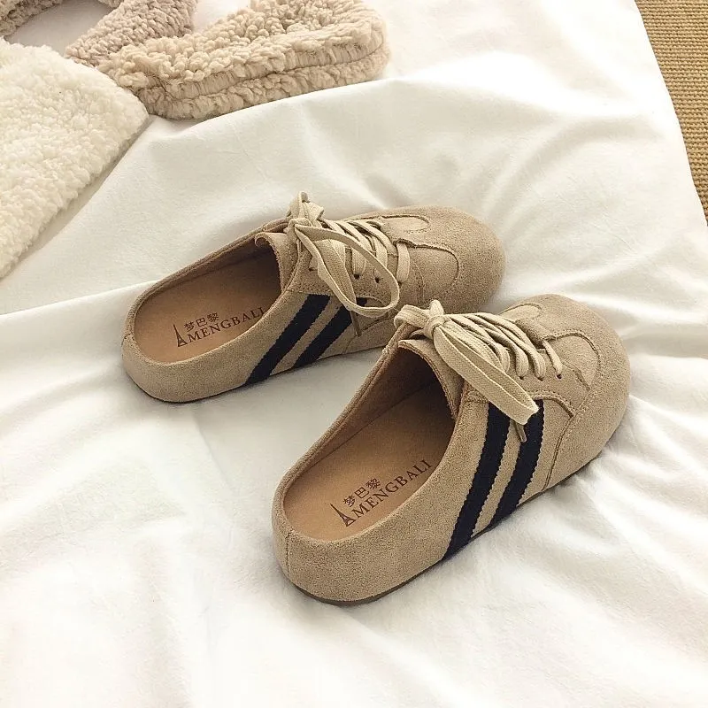 Alxnan Quiet Odor Resistant Closed Toe Slippers Women's Khaki-2