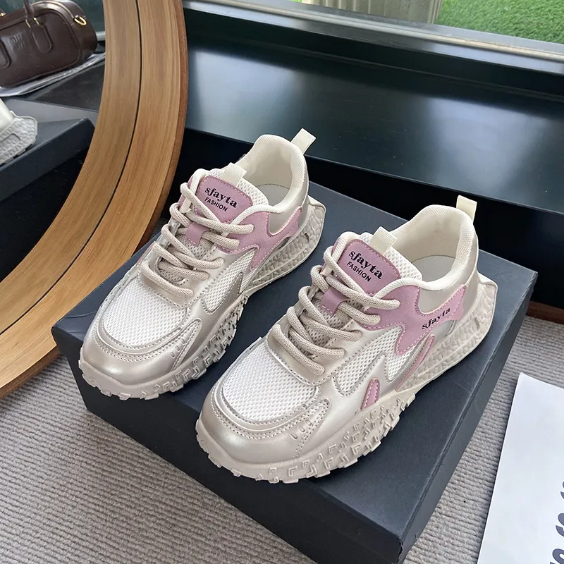 Alxnan Low Top Chunky Sneakers Women's-21