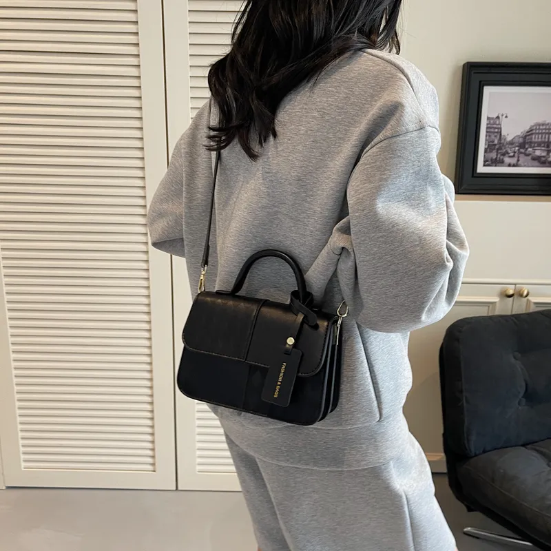 Rainbow Girl PU Shoulder Bag, Crossbody Bag, Handbag Regular Women's Silver/Black/Pink/Brown-13