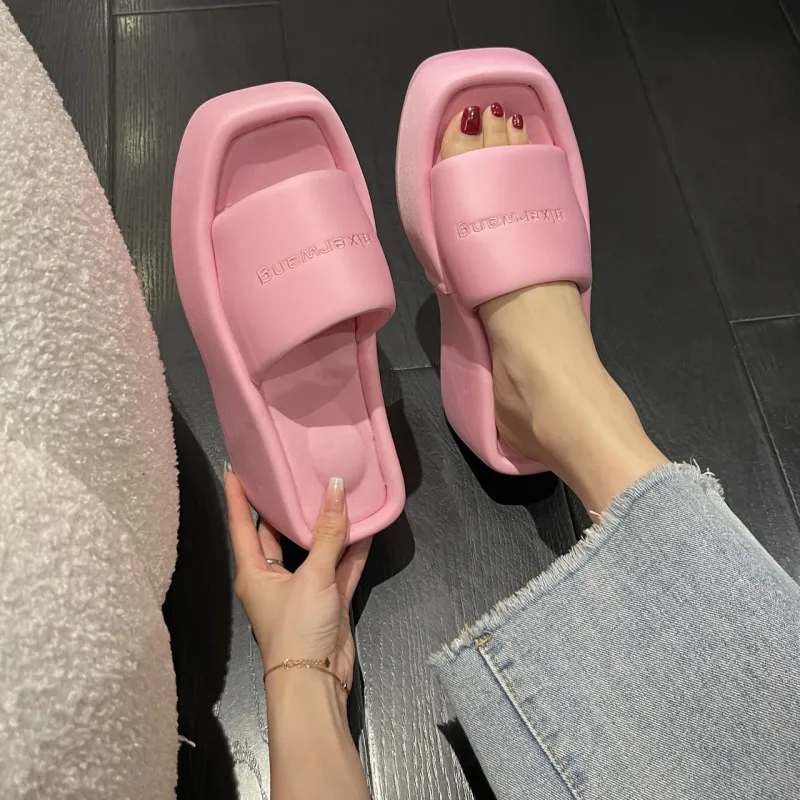 Alxnan Odor Resistant Slide Slippers Women's Box-17