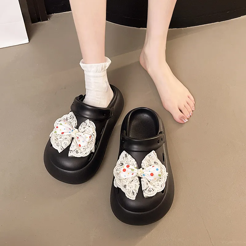 Alxnan Odor Resistant Closed Toe Slippers Women's-15