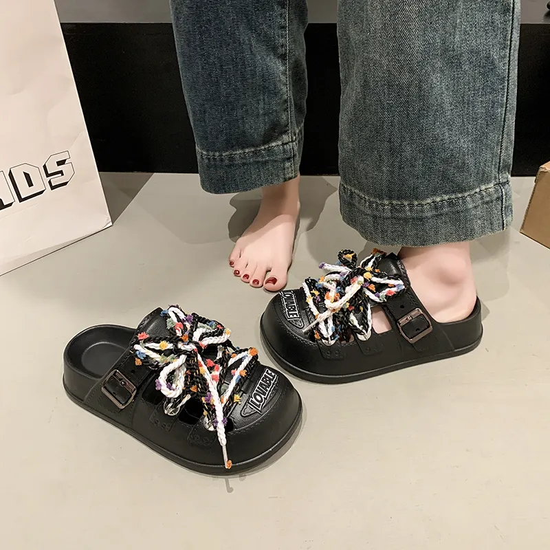 Alxnan Slip Resistant Closed Toe Slippers Women's Box-14